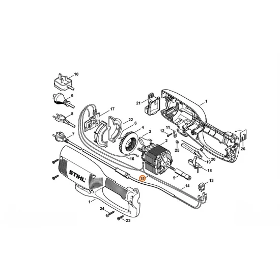STIHL  Przewód 6440 440 1907
